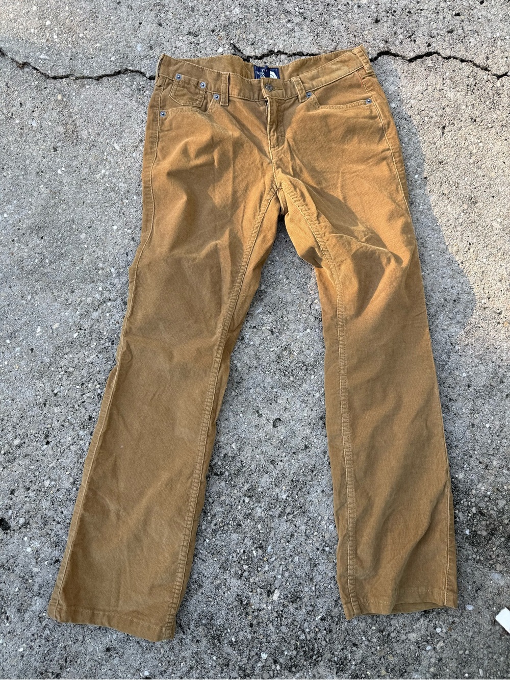 Women's Corduroy Pants - Tan Brown
